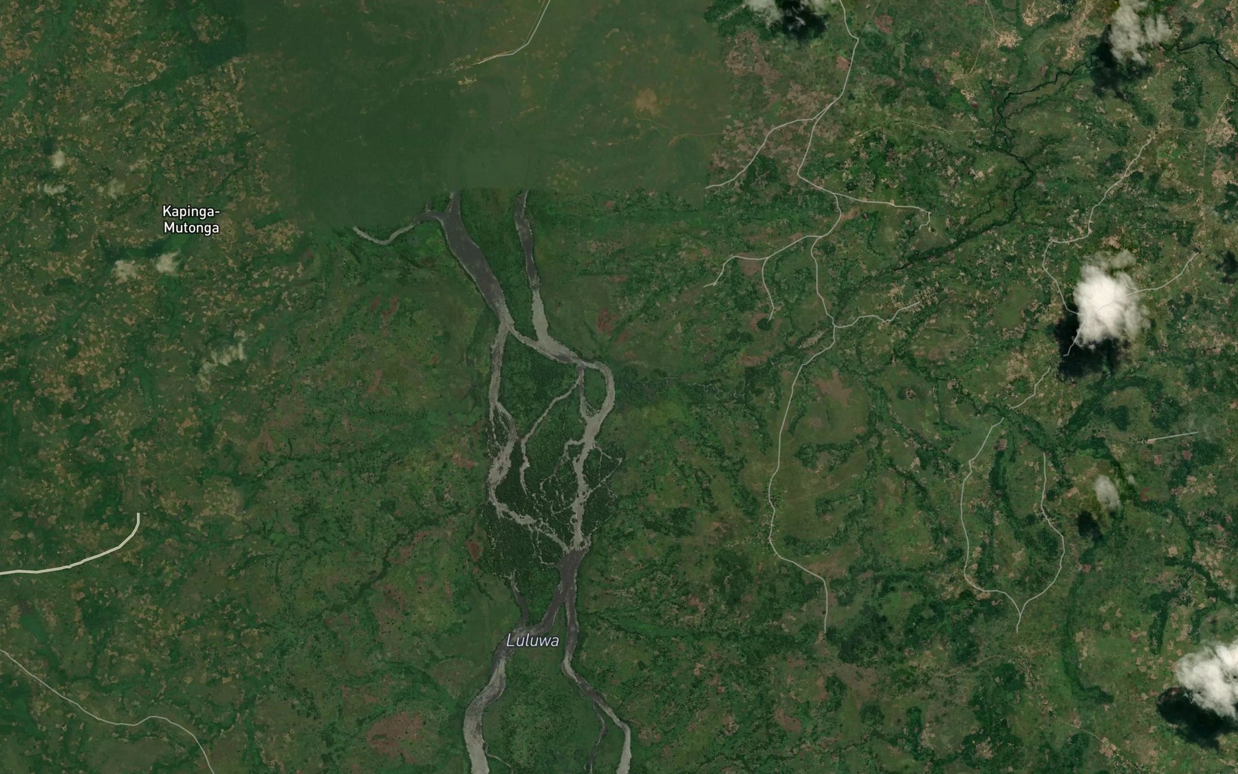 Satellite map of the Lubi