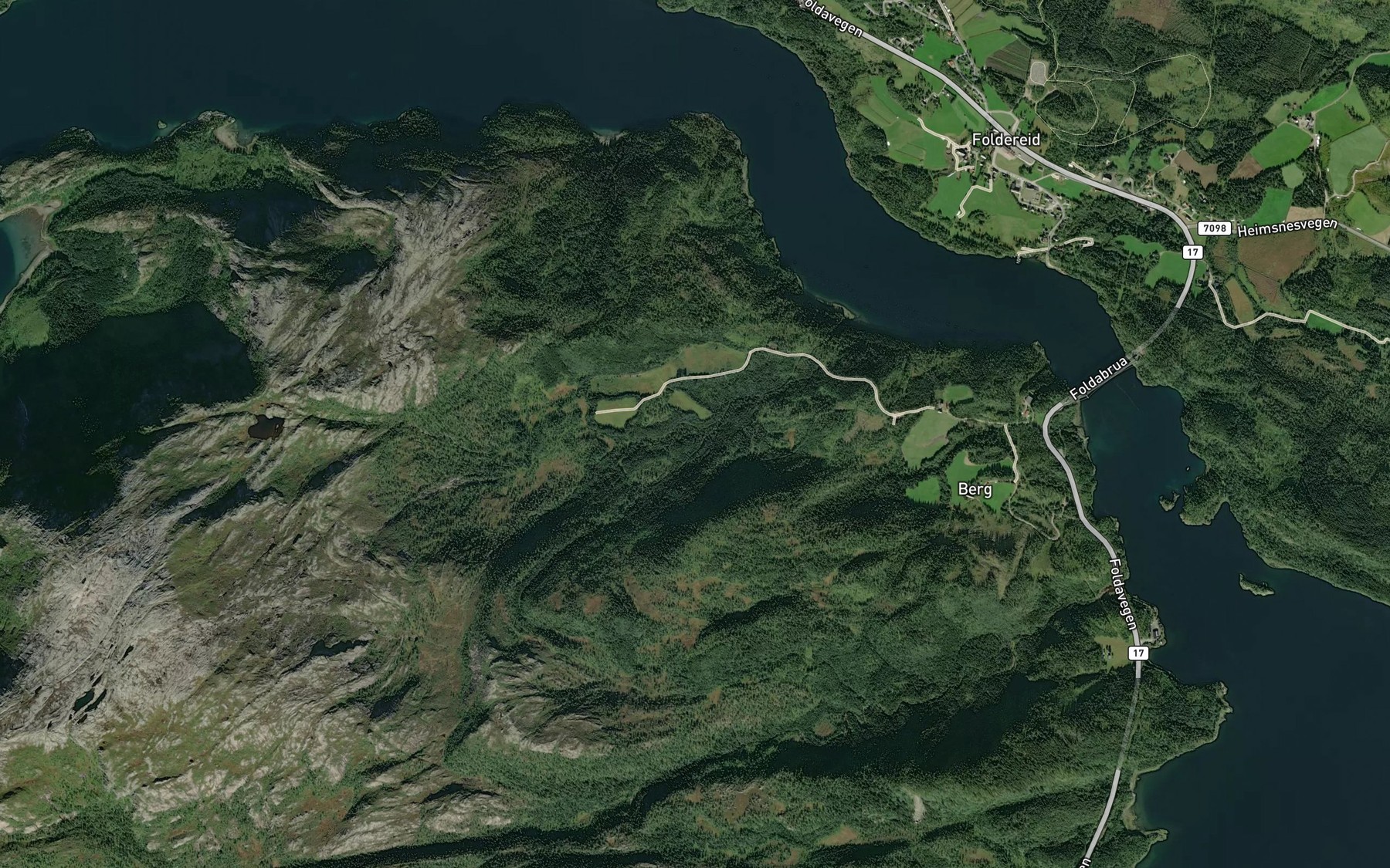 Satellite map of the Kolaa