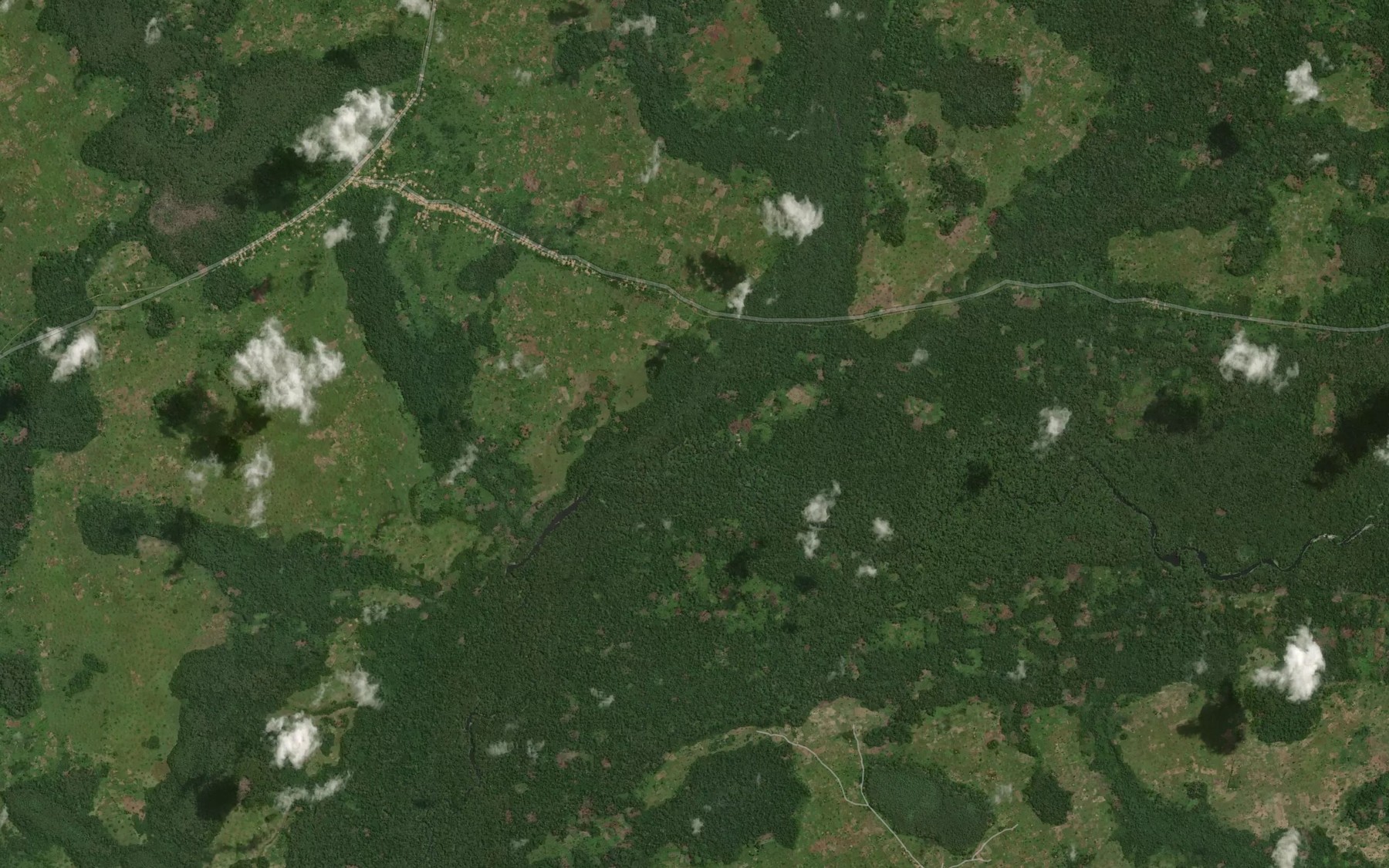 Satellite map of the Tamba