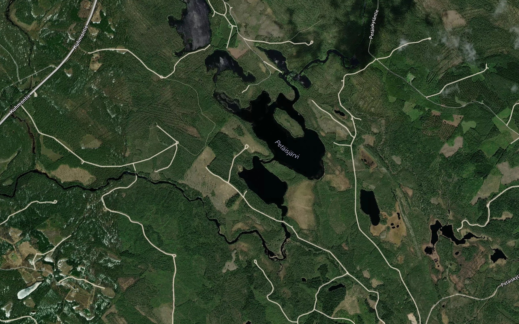 Satellite map of the Valijoki