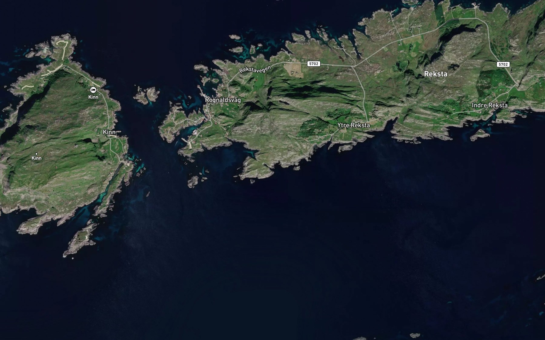 Satellite map of the Humrevika