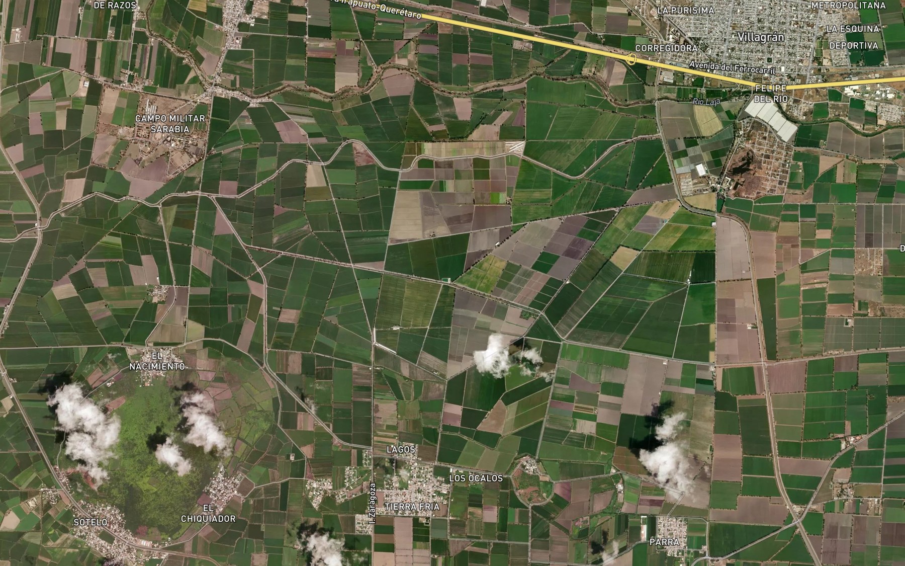 Satellite map of the Lateral