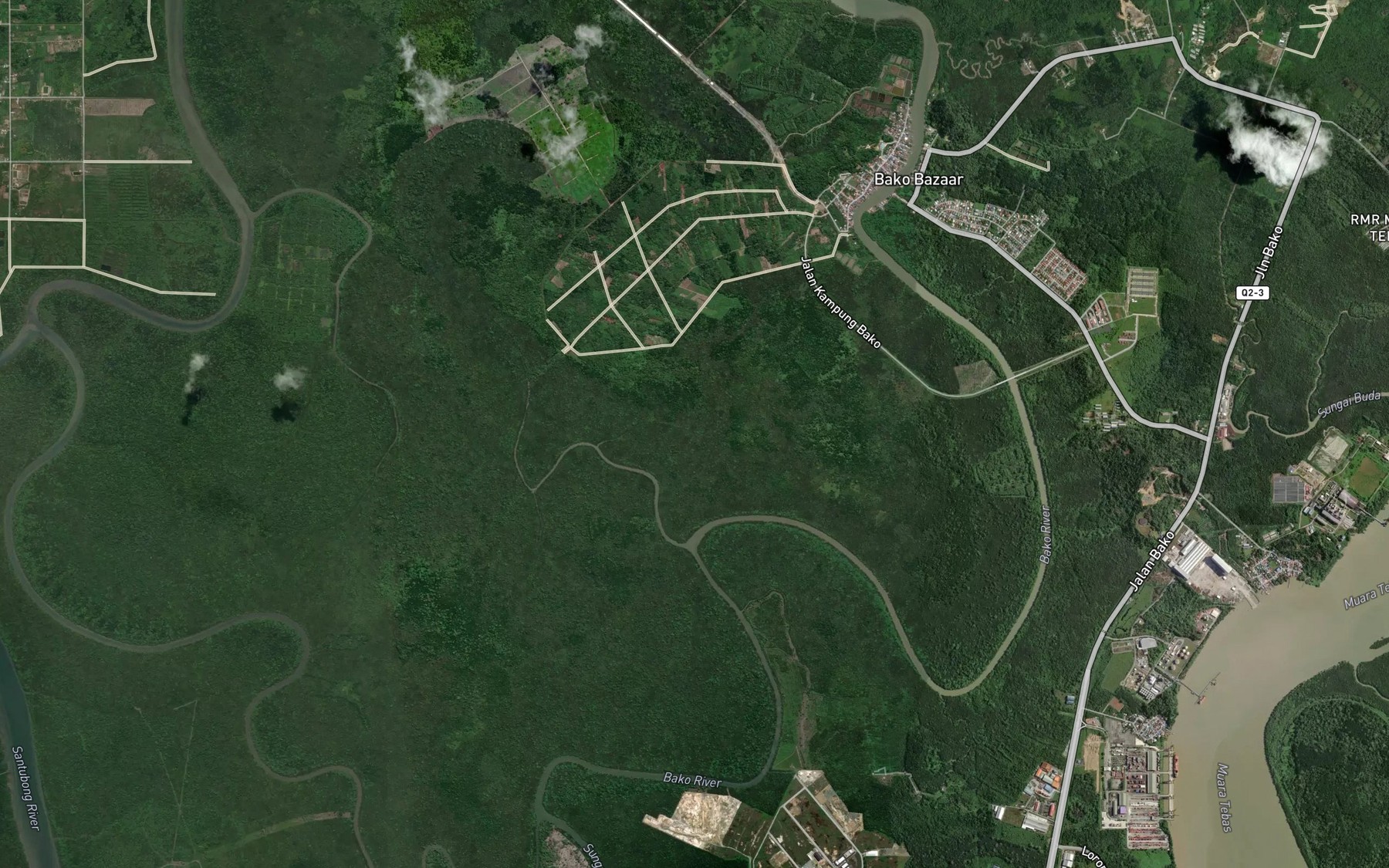 Satellite map of the Sungai Deda