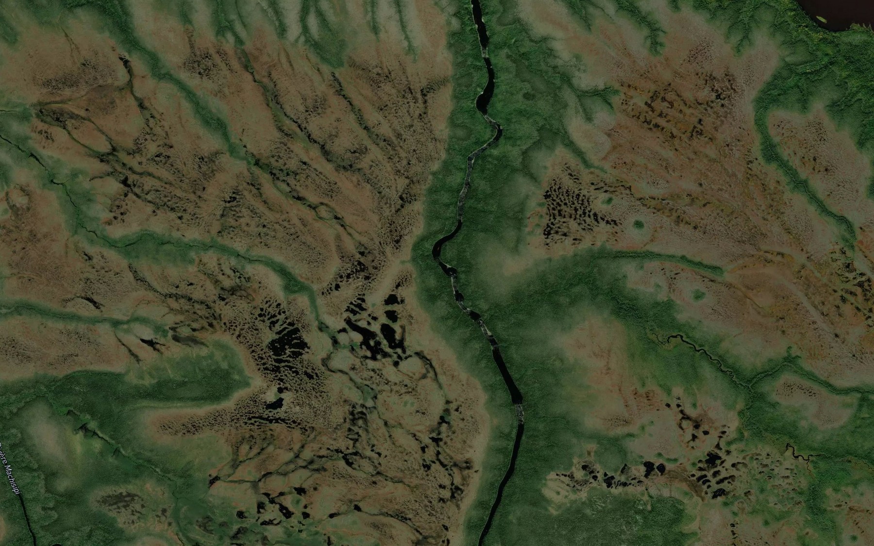 Satellite map of the Ruisseau Usawakamiu