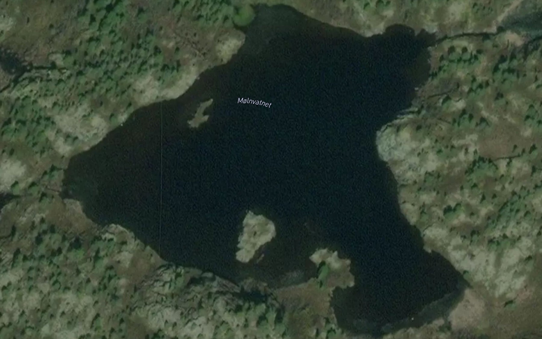 Satellite map of the Molnvatnet