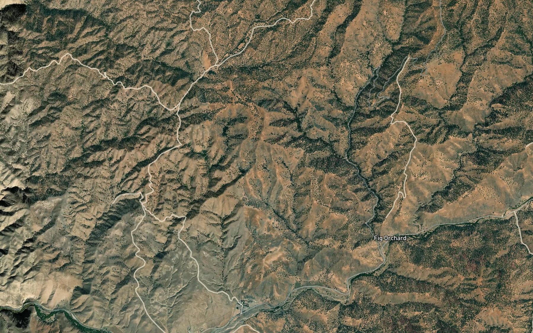 Satellite map of the Willow Spring