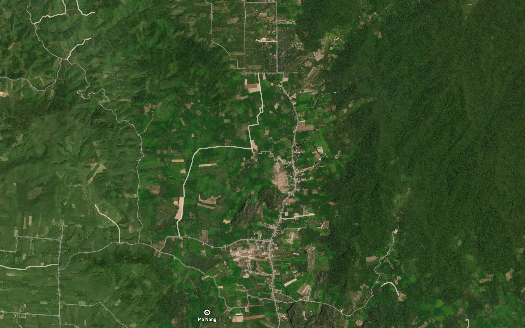 Satellite map of the Khlong Lam Lon
