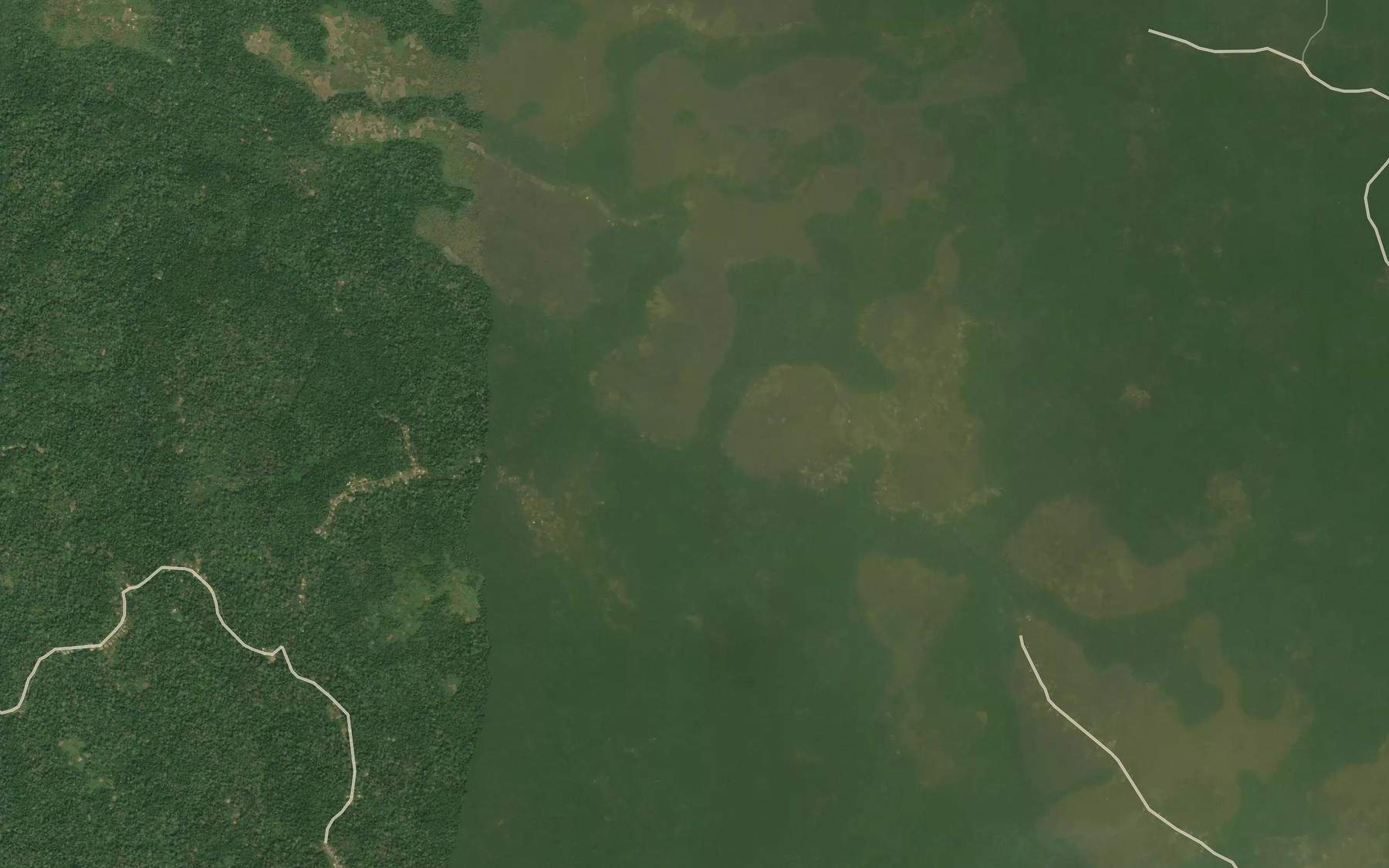 Satellite map of the Mekere