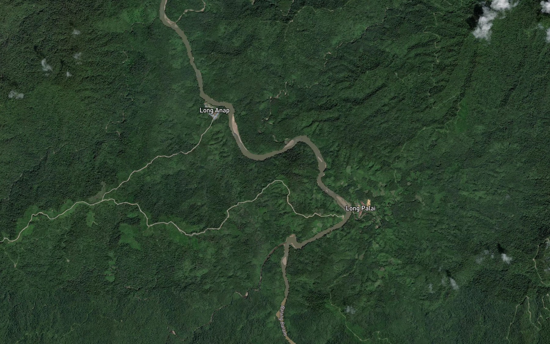 Satellite map of the Sungai Bianan