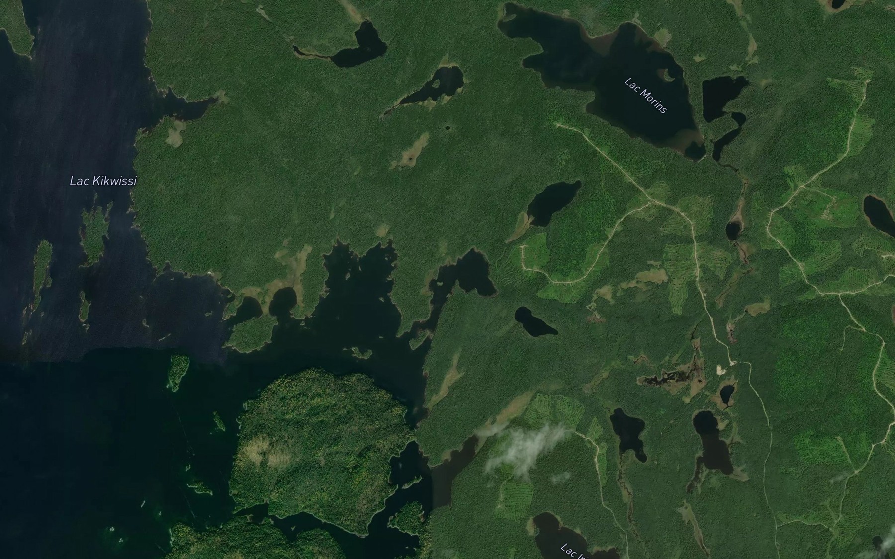 Satellite map of the Baie Laura