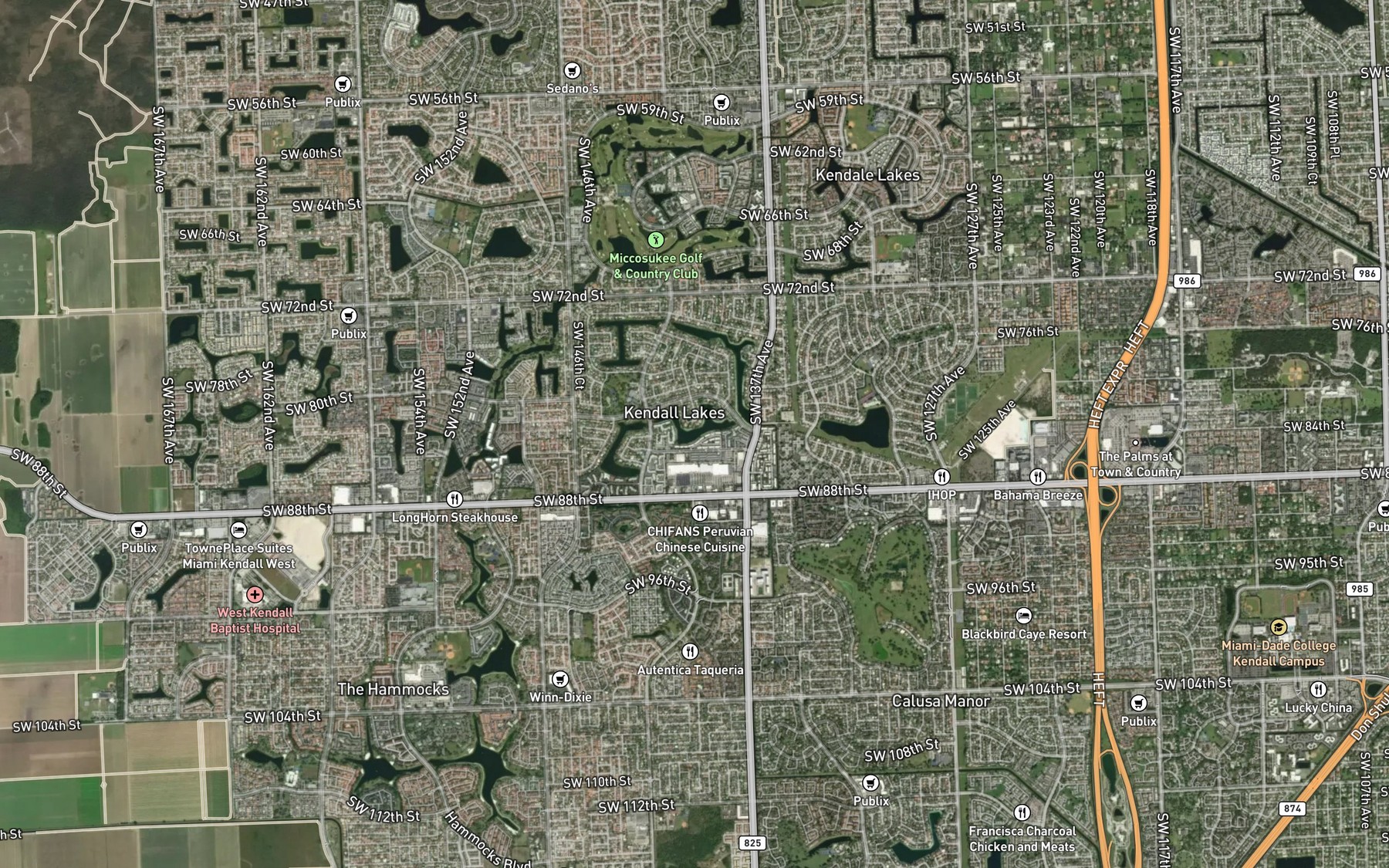Satellite map of the Lake Laura