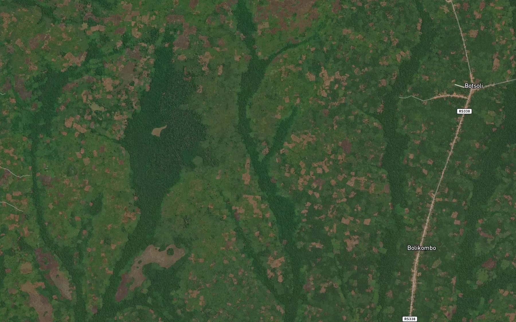 Satellite map of the Bundu