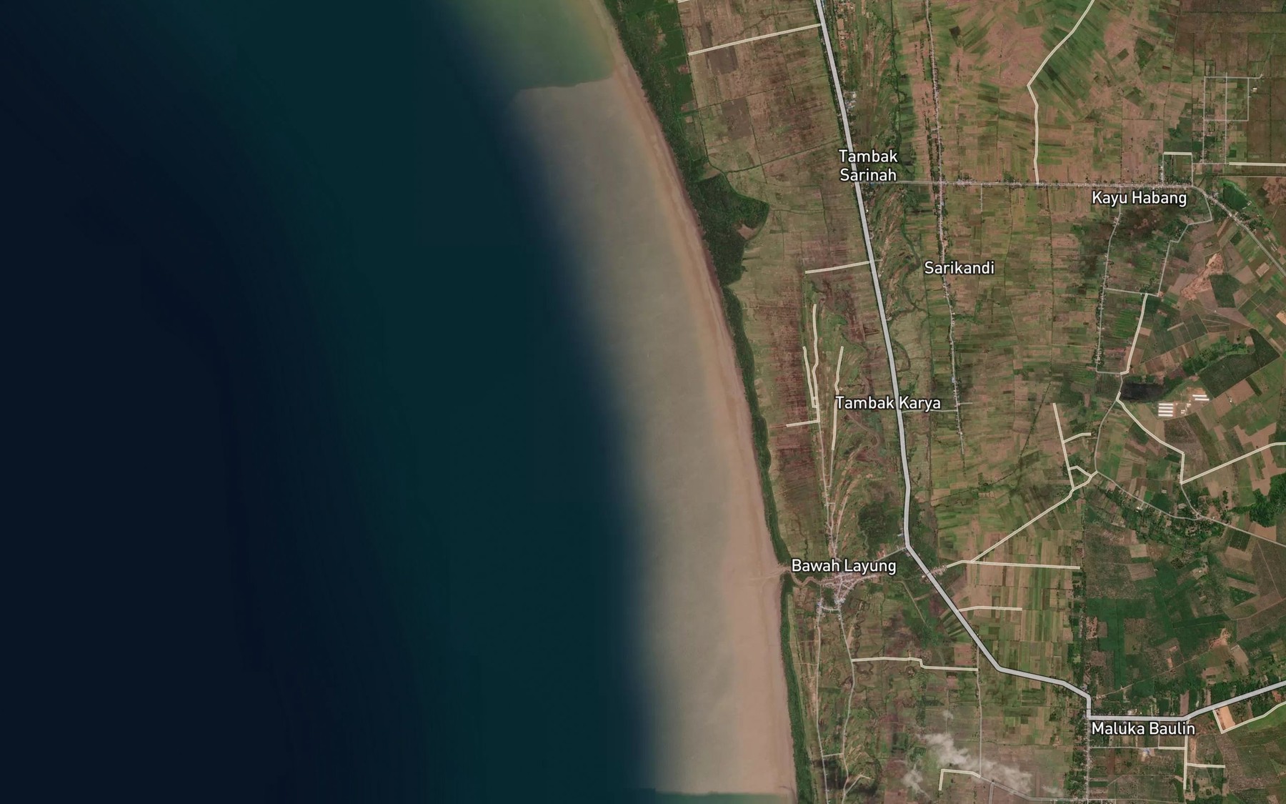 Satellite map of the Sungai Buntu