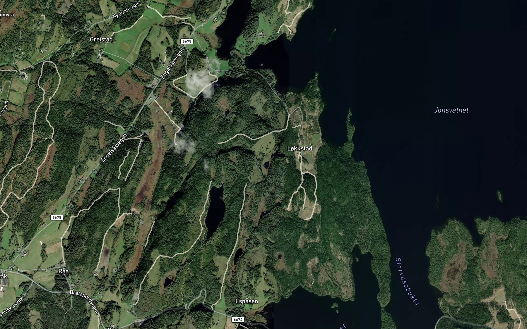 Satellite map of the Digresauntjonna