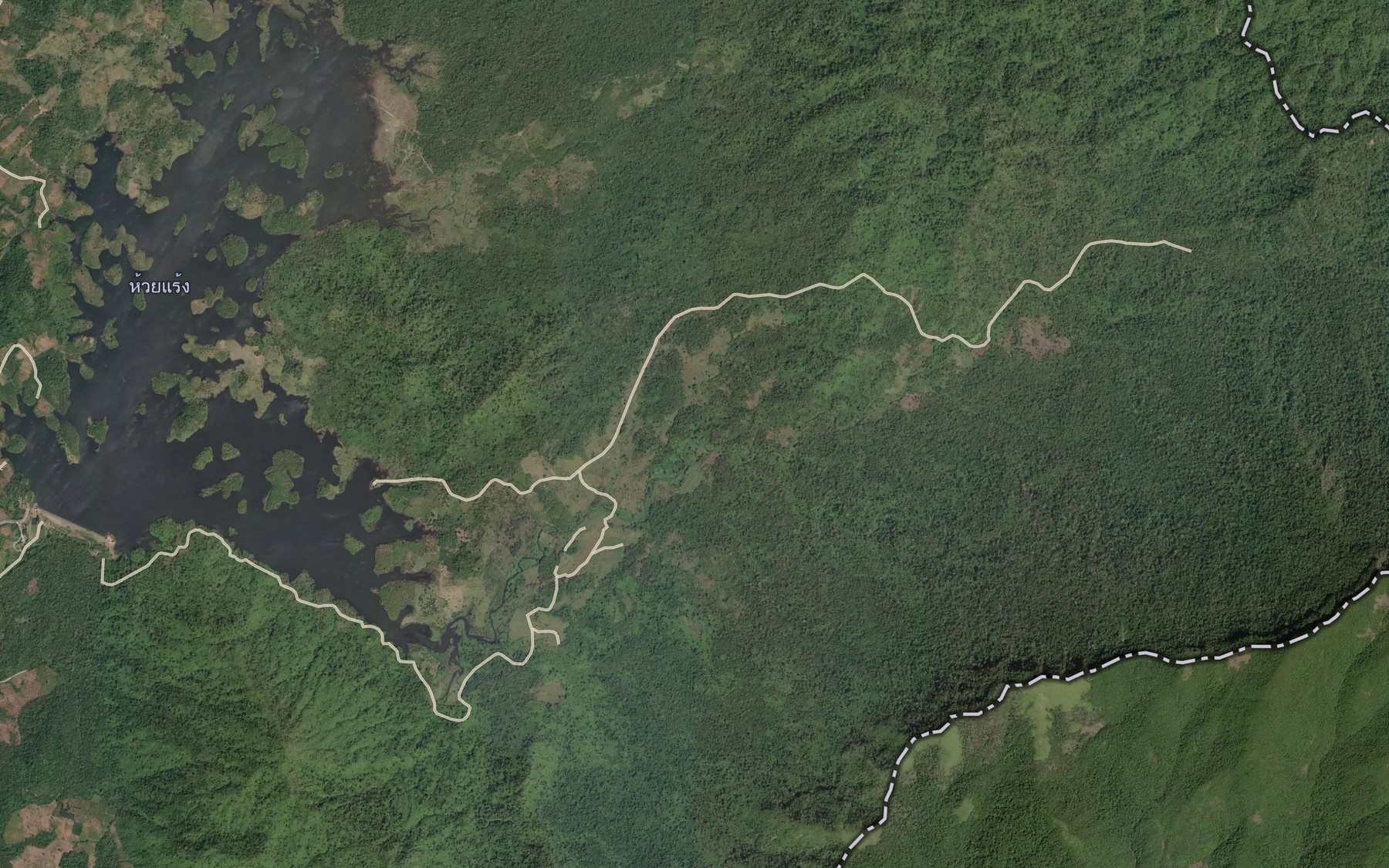 Satellite map of the Khlong Pun Piak Heang Nai