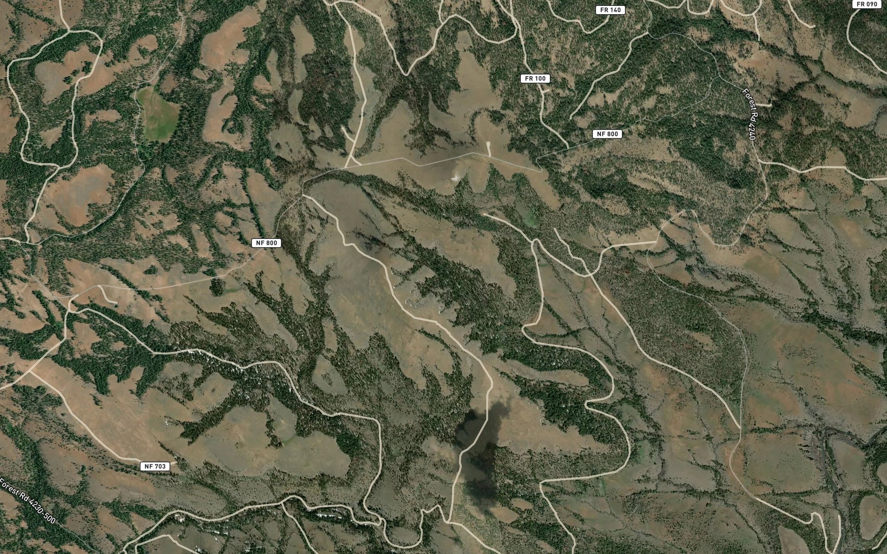 Satellite map of the Berkley Spring