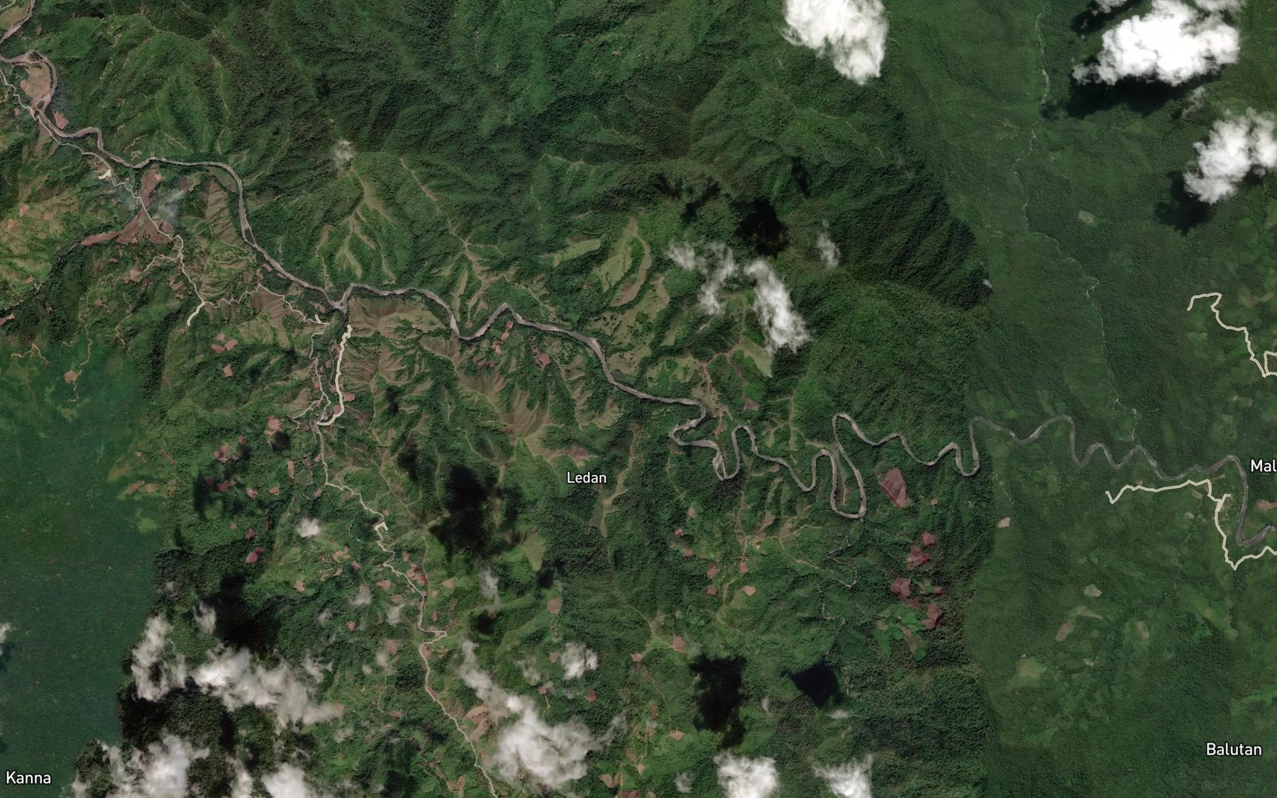 Satellite map of the Salu Masu