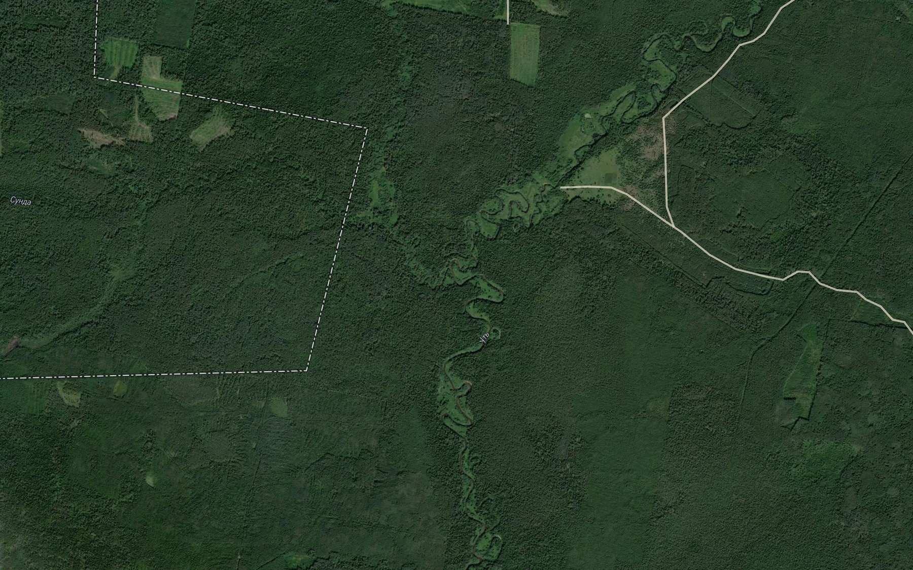 Satellite map of the Sunda