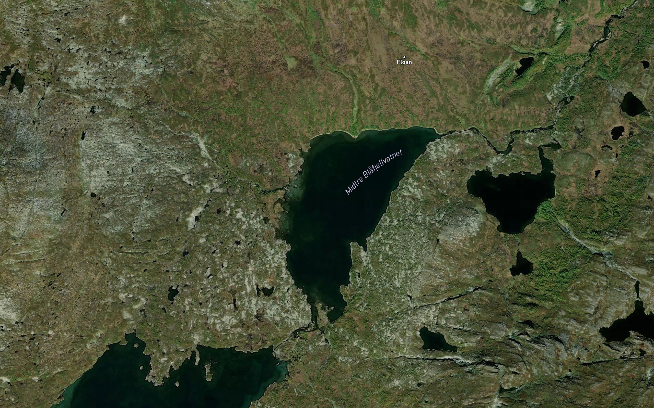 Midtre Blafjellvatnet