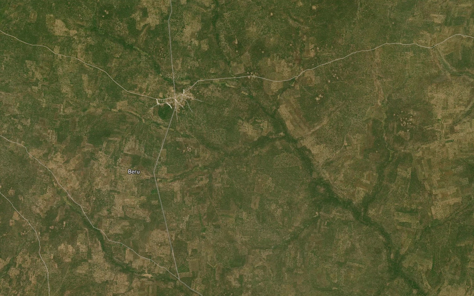 Satellite map of the River Yanpe