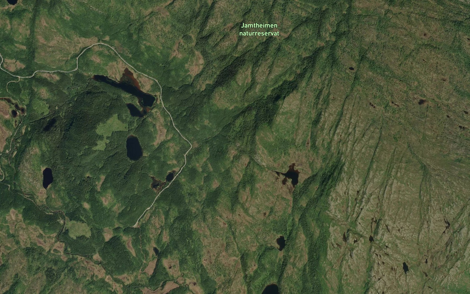 Satellite map of the Rangskardbekken