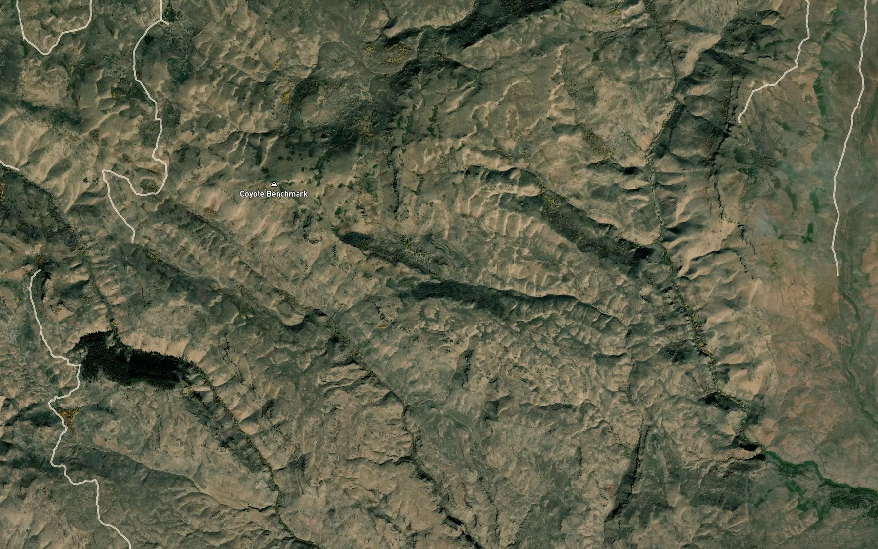Satellite map of the Blackhawk Spring