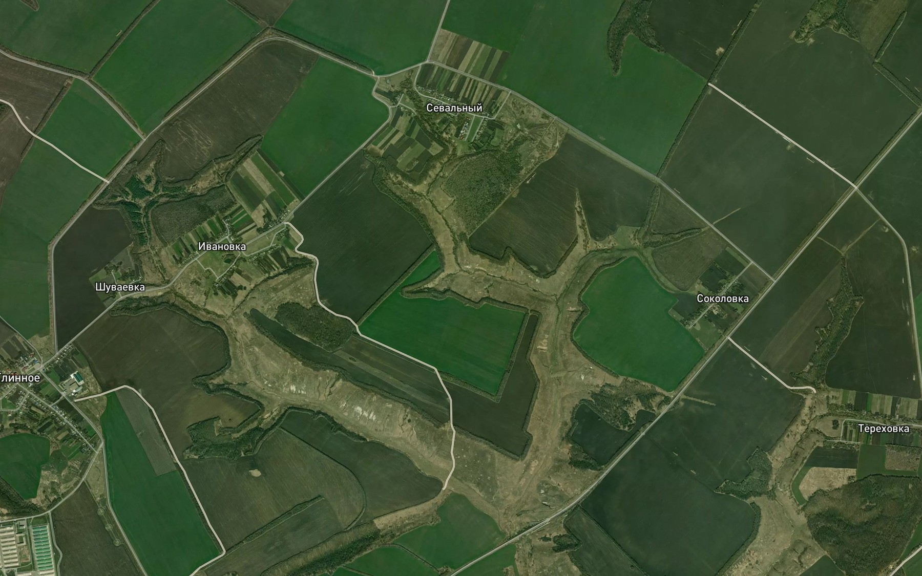 Satellite map of the Balka Godyachiy Yar