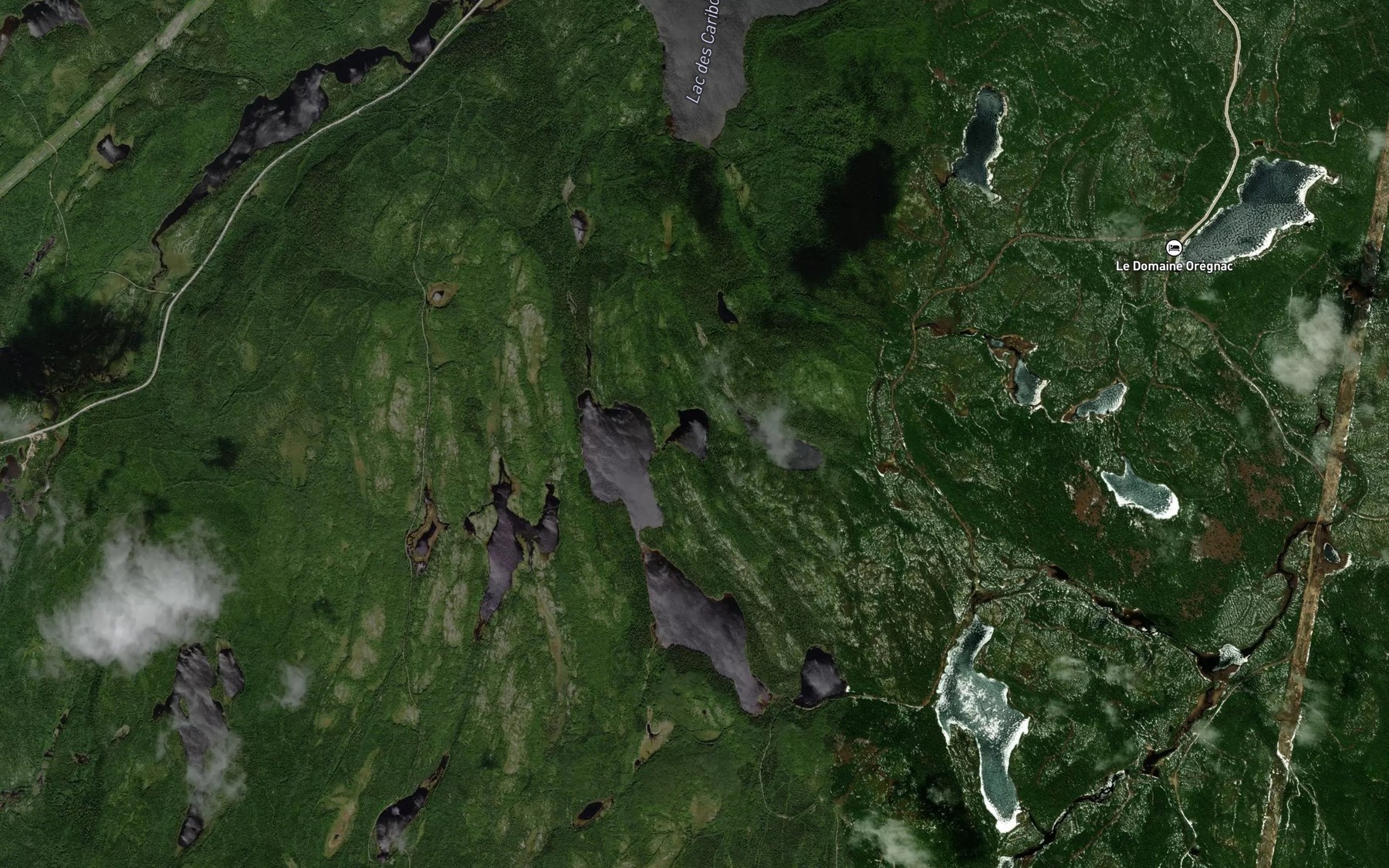 Satellite map of the Lac de la Surprise