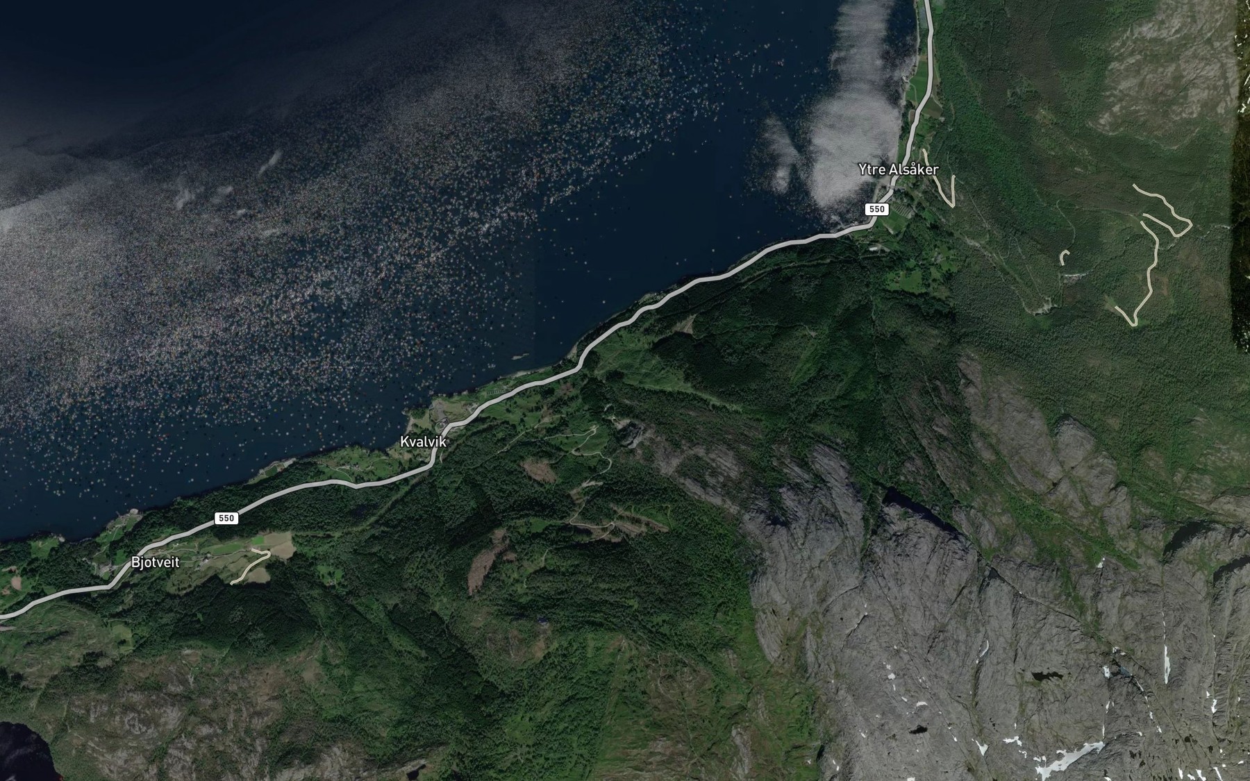 Satellite map of the Bekken