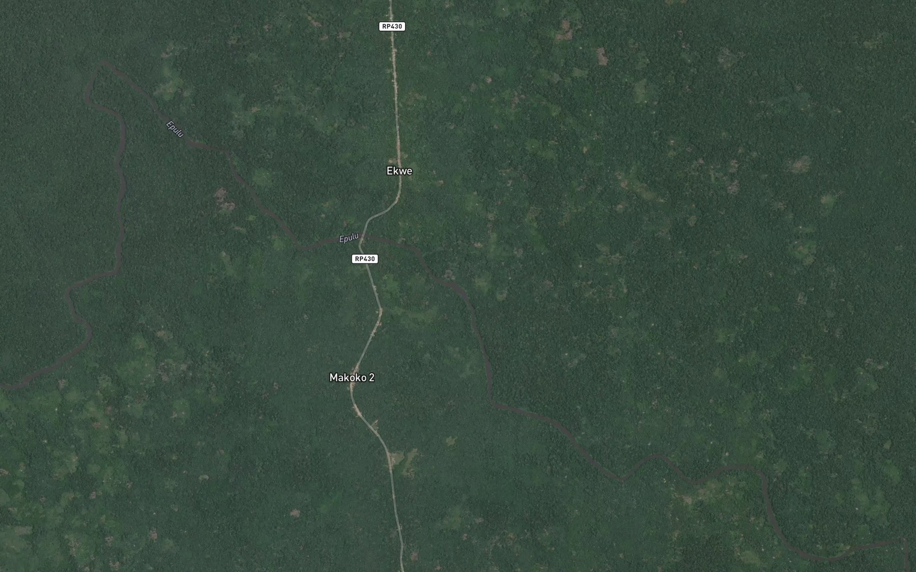 Satellite map of the Andere