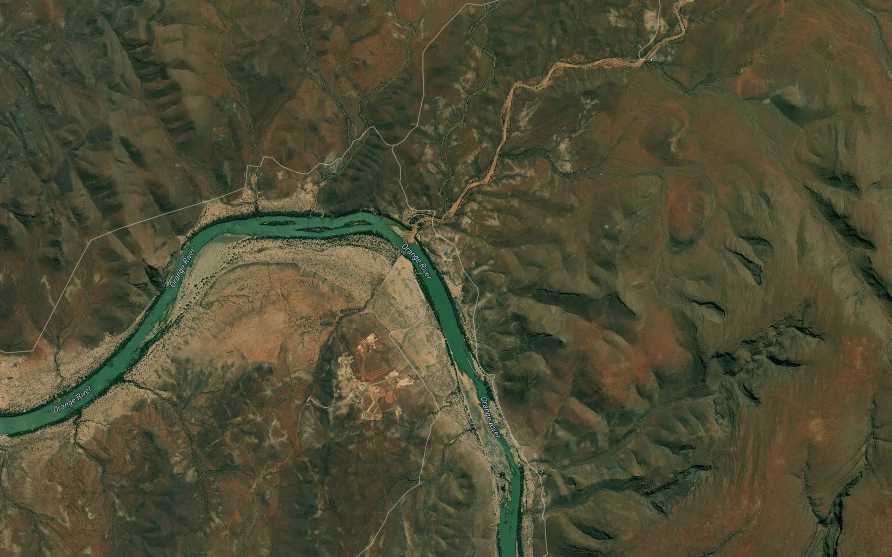 Satellite map of the Beukespruit