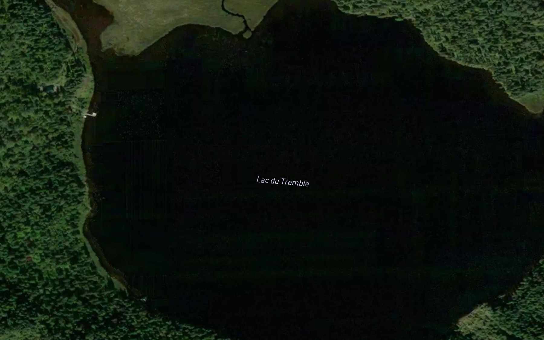 Satellite map of the Lac du Tremble