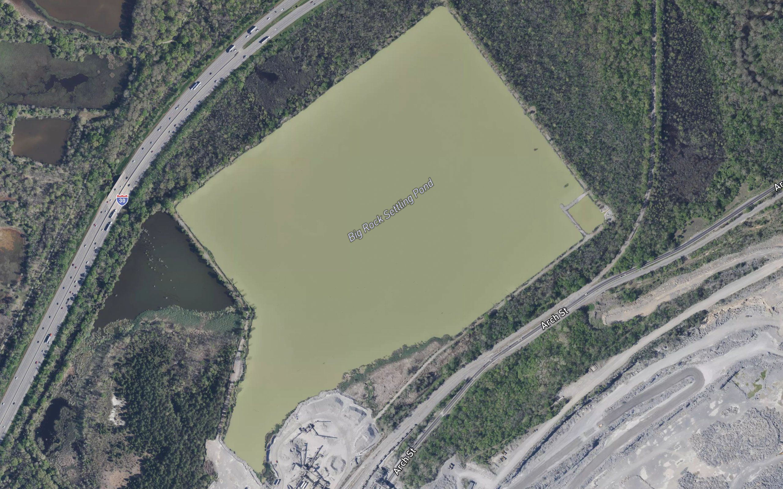 Big Rock Settling Pond