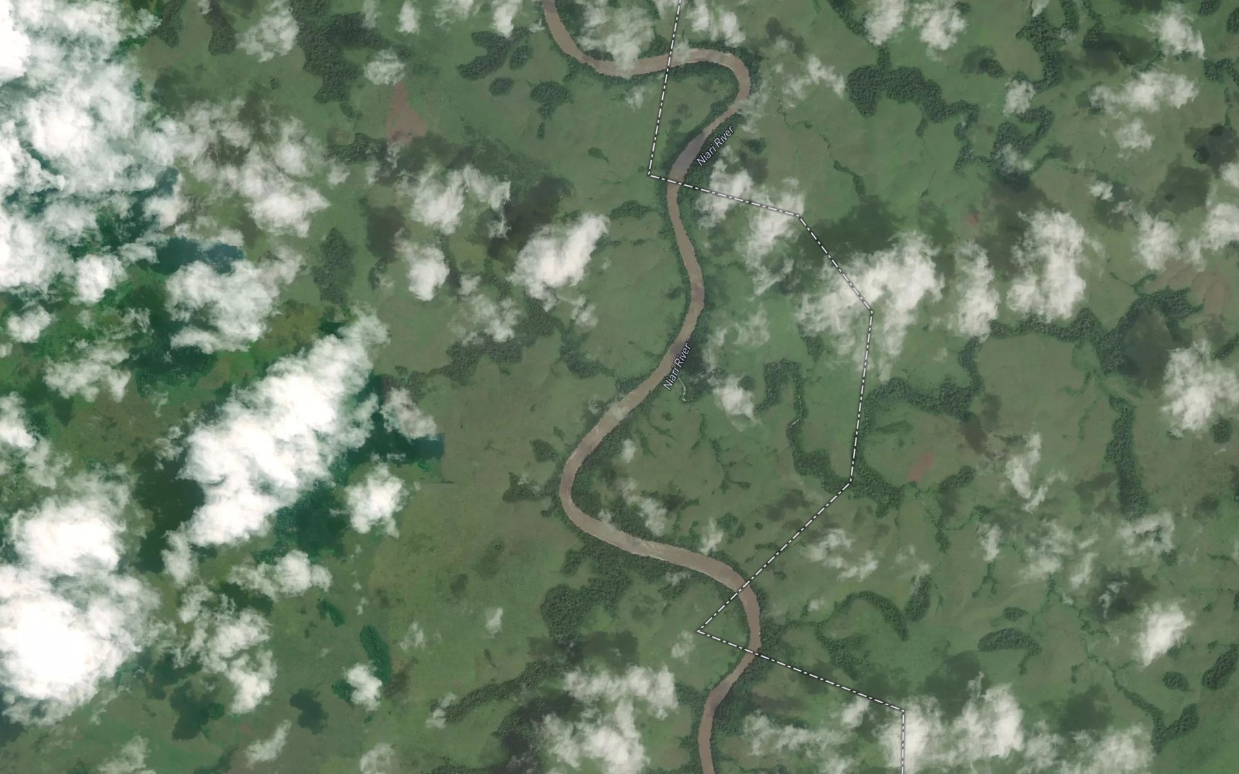 Satellite map of the Mangali