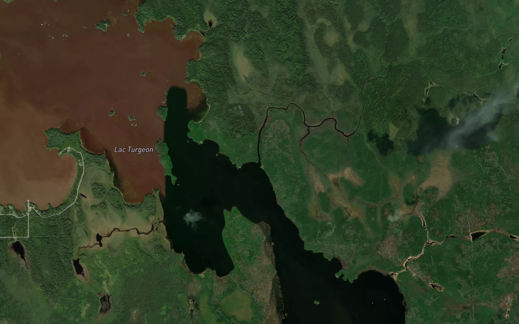 Satellite map of the Ruisseau Kodiga