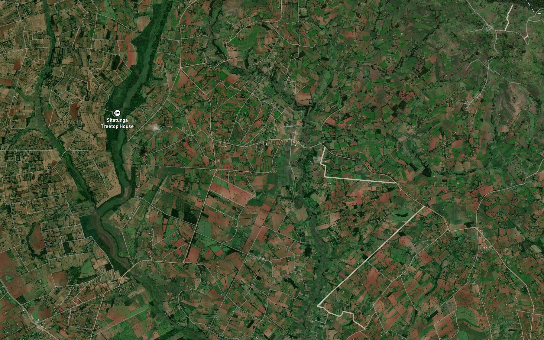 Satellite map of the Kapsara