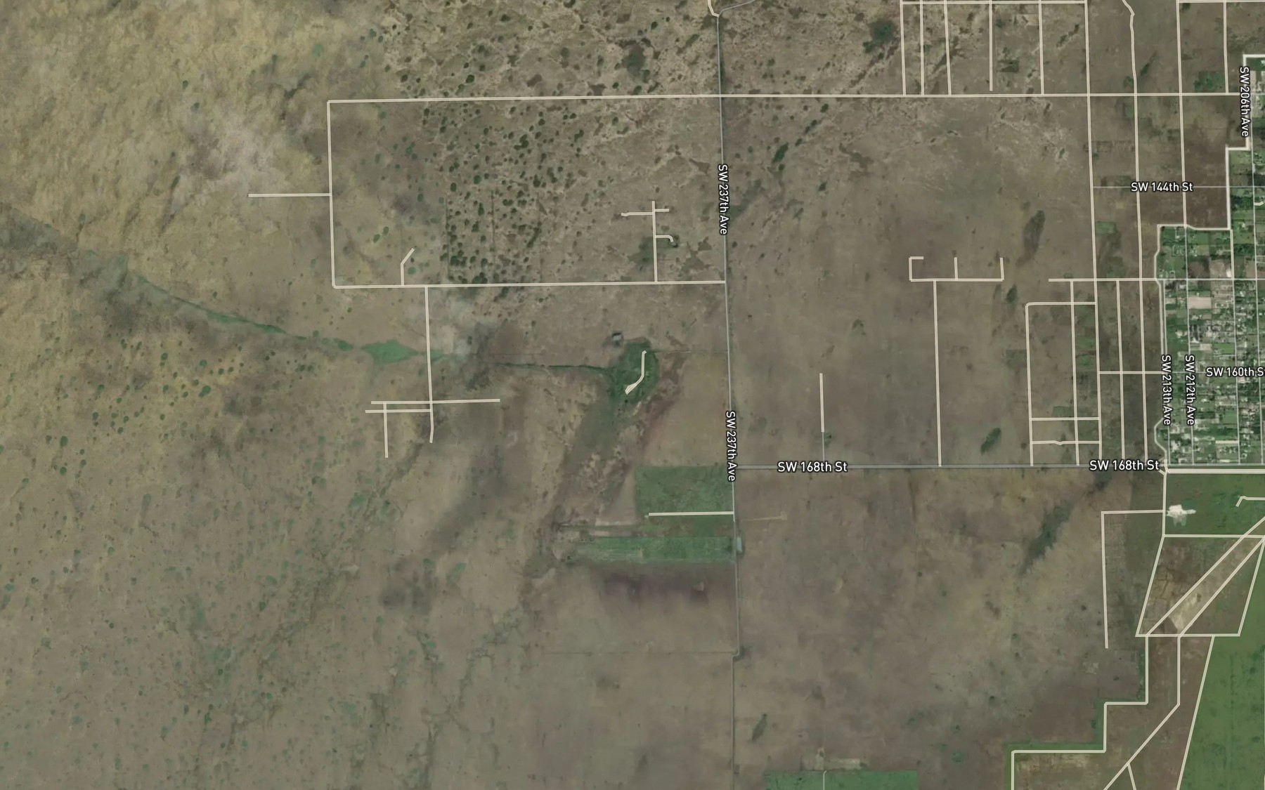 Satellite map of the Lake Chekika