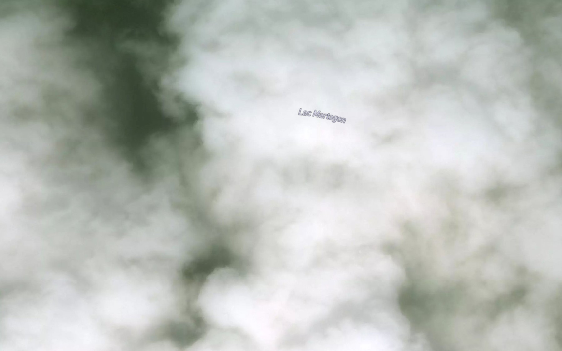 Satellite map of the Lac Martagon