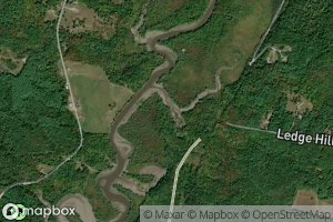 Satellite map of the Palmer Brook