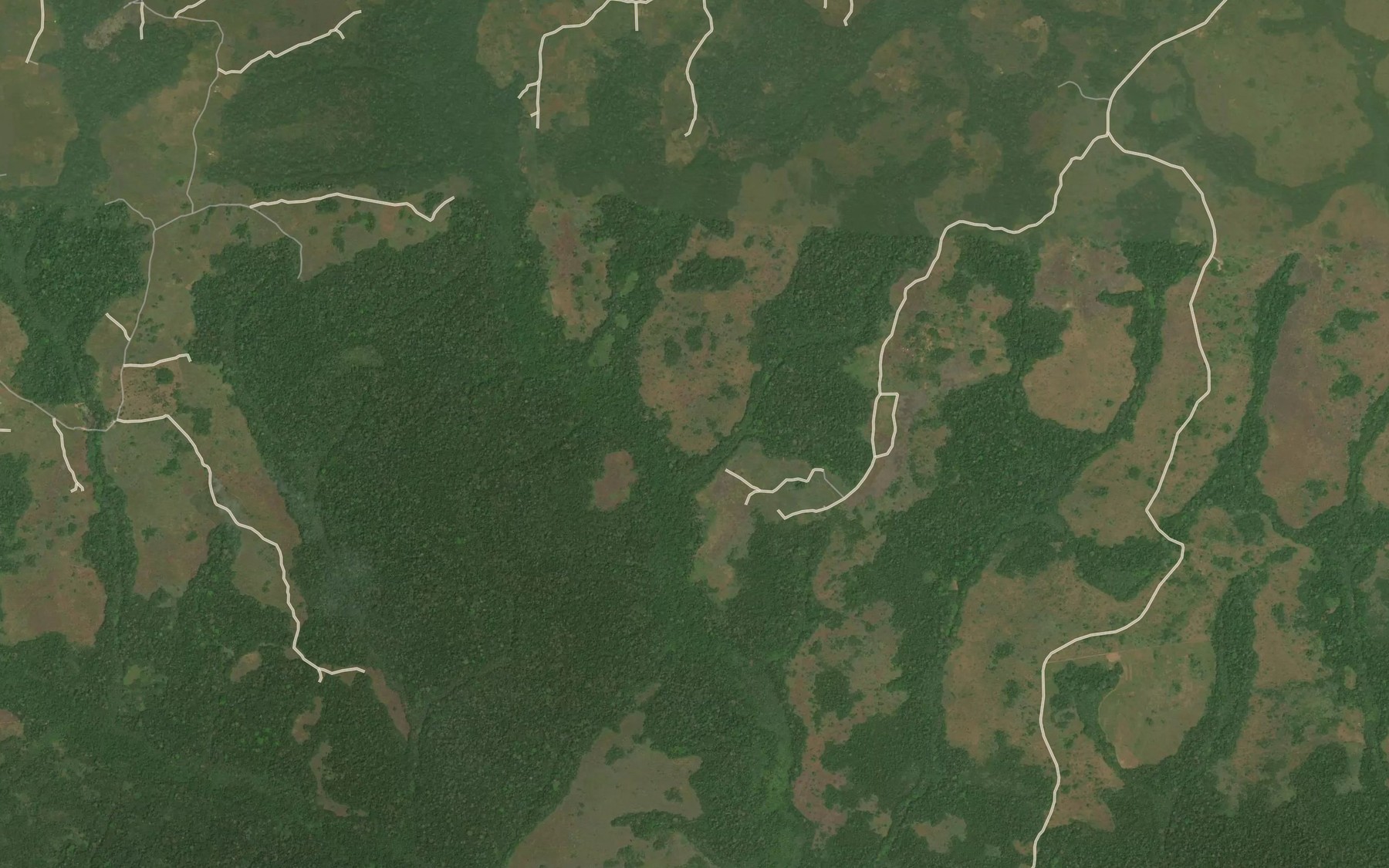 Satellite map of the Toungou