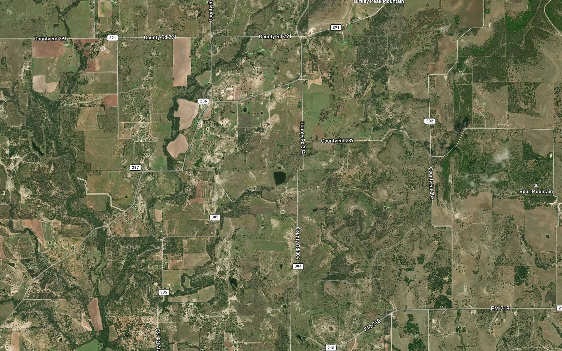 Satellite map of the Soil Conservation Service Site 15 Reservoir