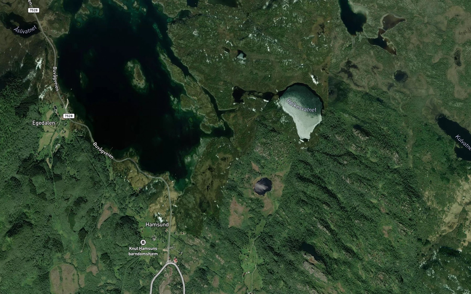Satellite map of the Molnbekken