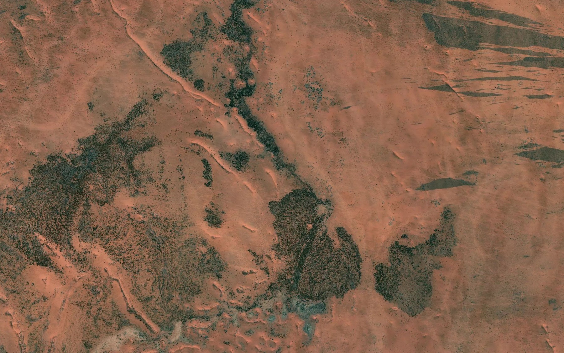 Satellite map of the Irving Creek