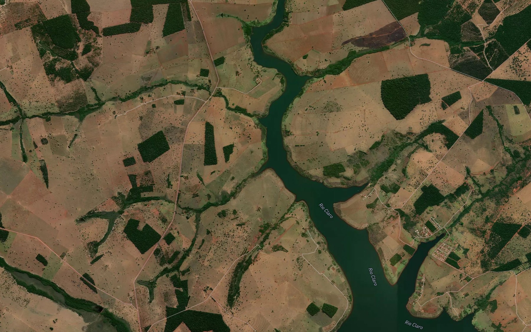 Satellite map of the Corrego do Joao Maria