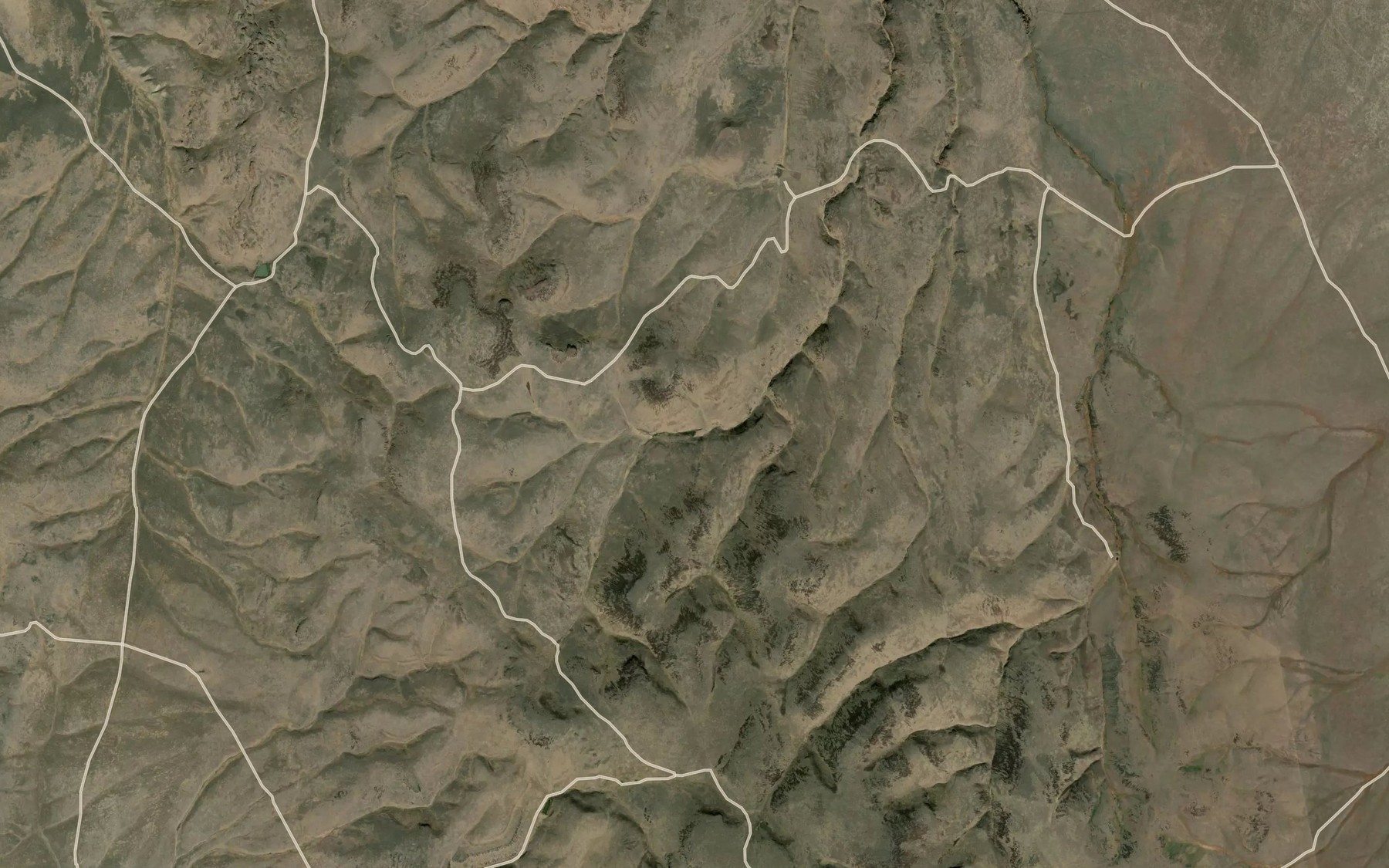 Satellite map of the Big Arrow Reservoir