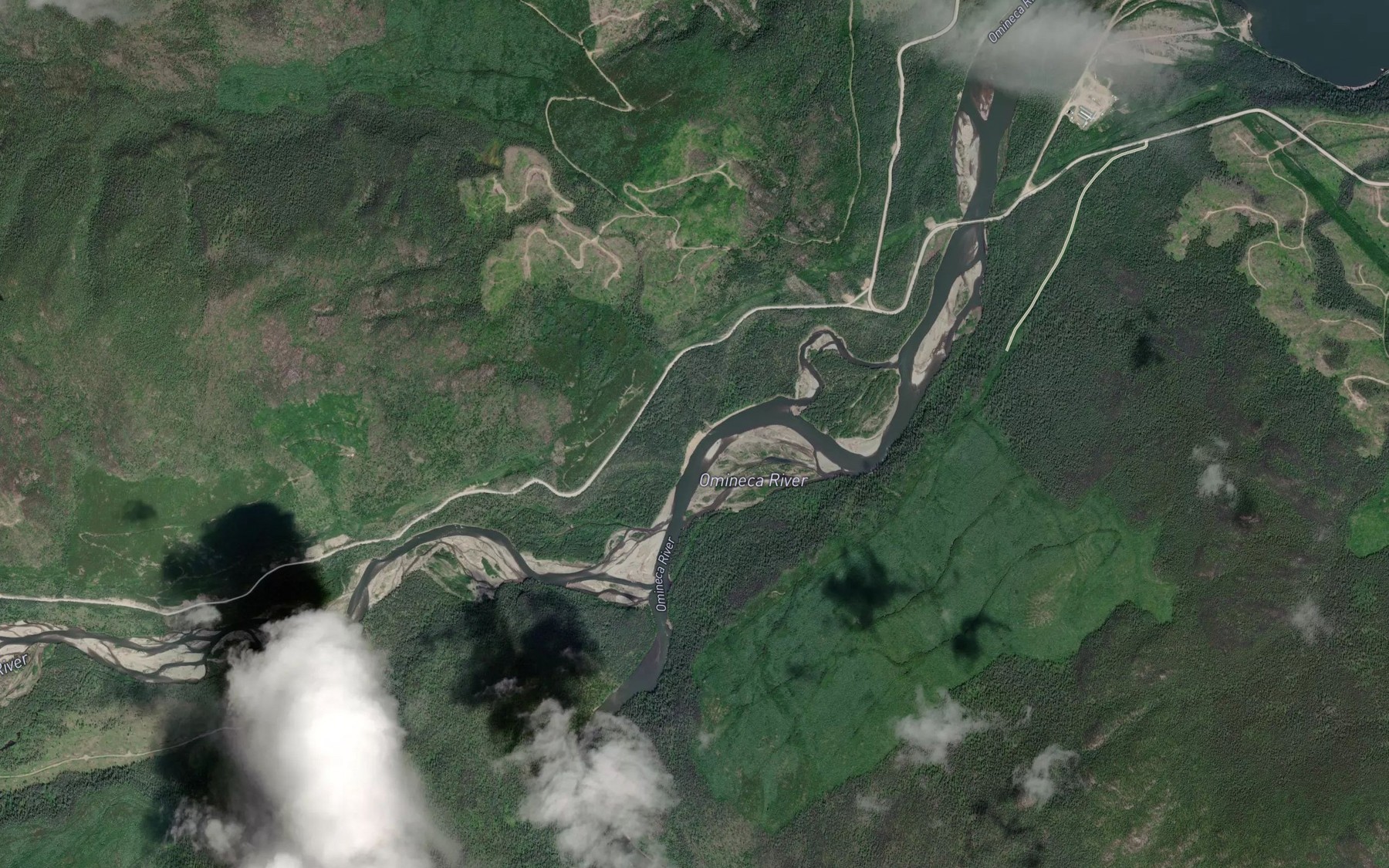 Satellite map of the Edmunds Creek