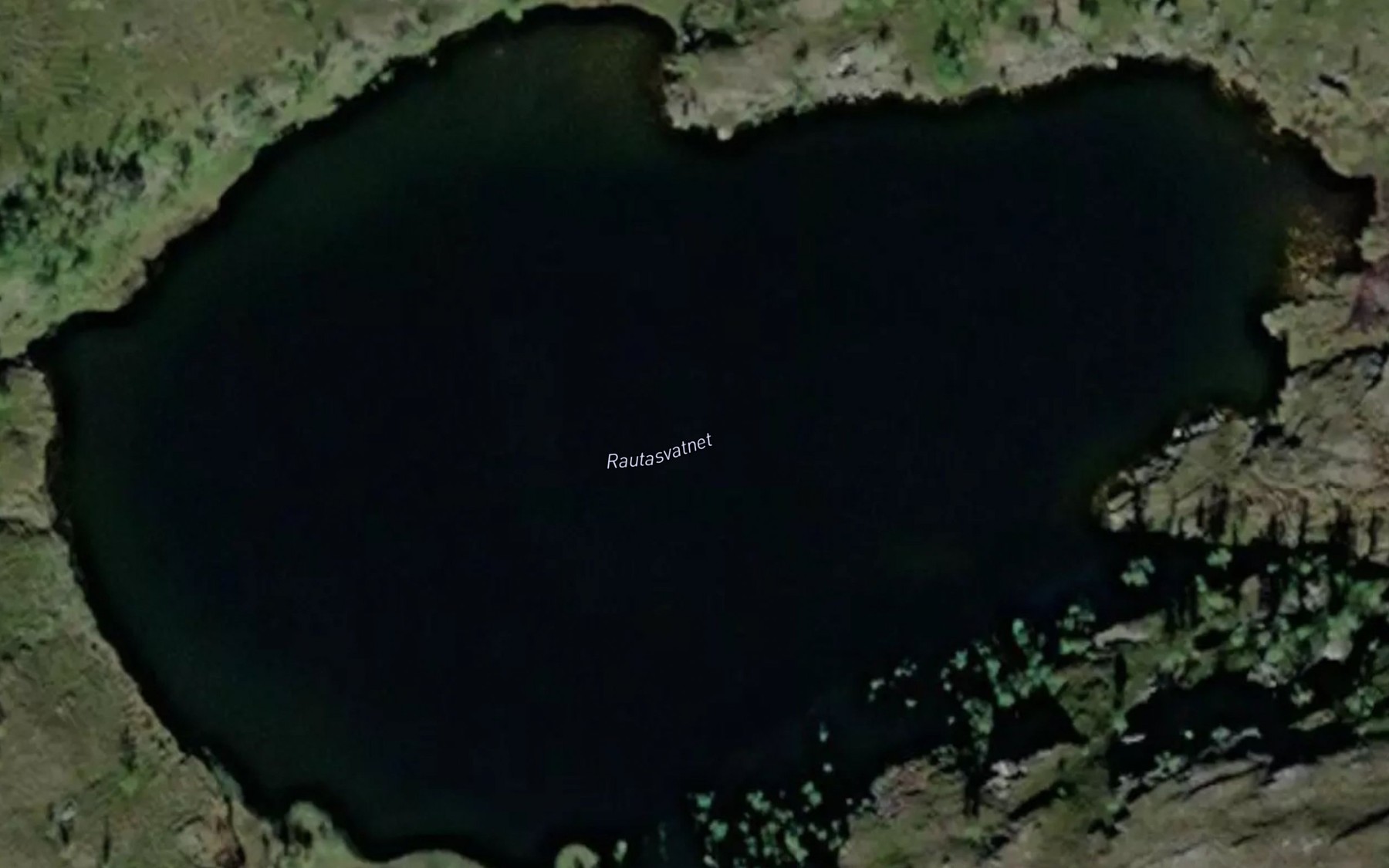 Satellite map of the Rautasvatnet