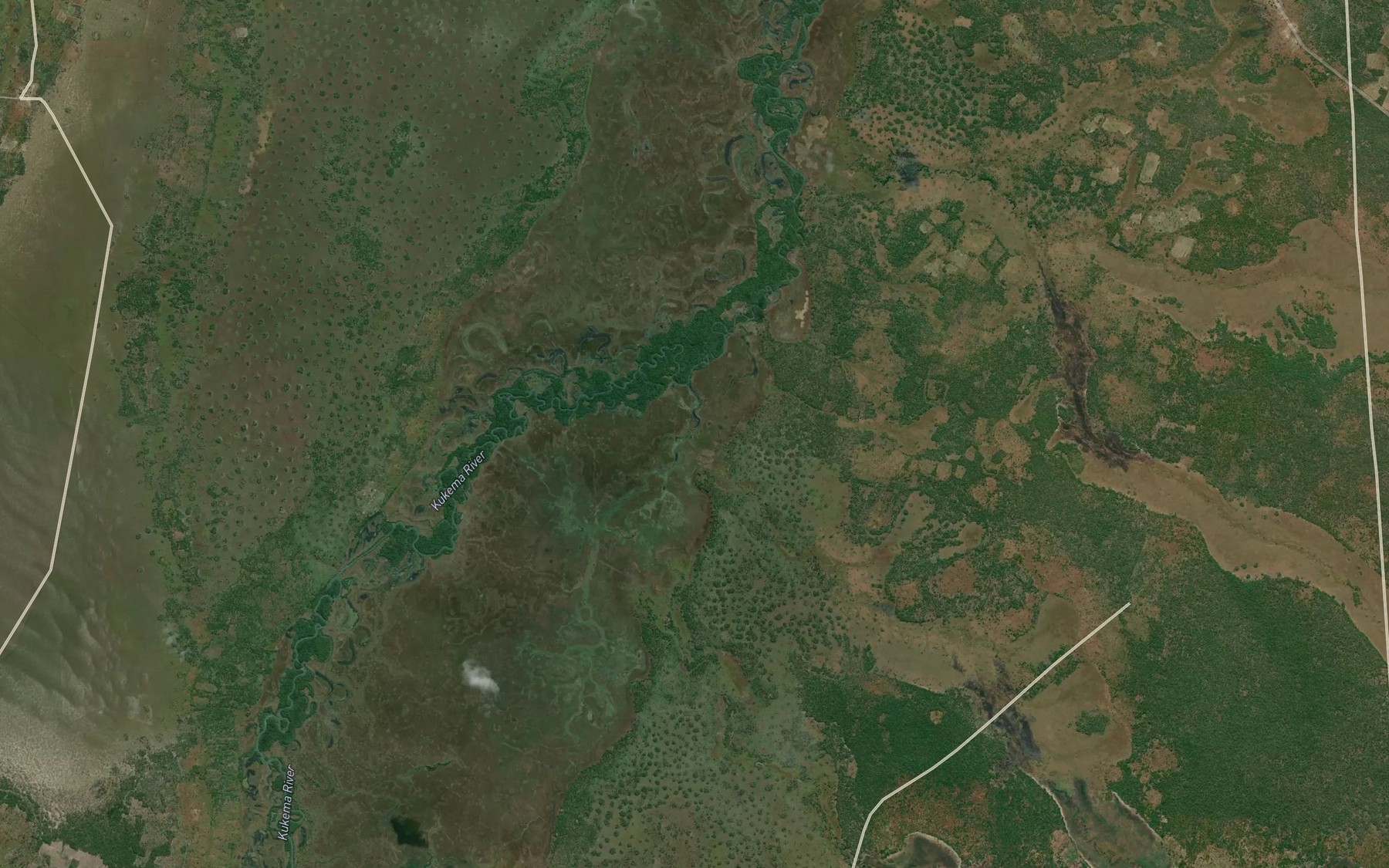 Satellite map of the Tchitote