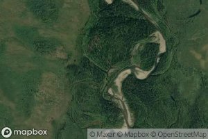 Satellite map of the Agnes Creek
