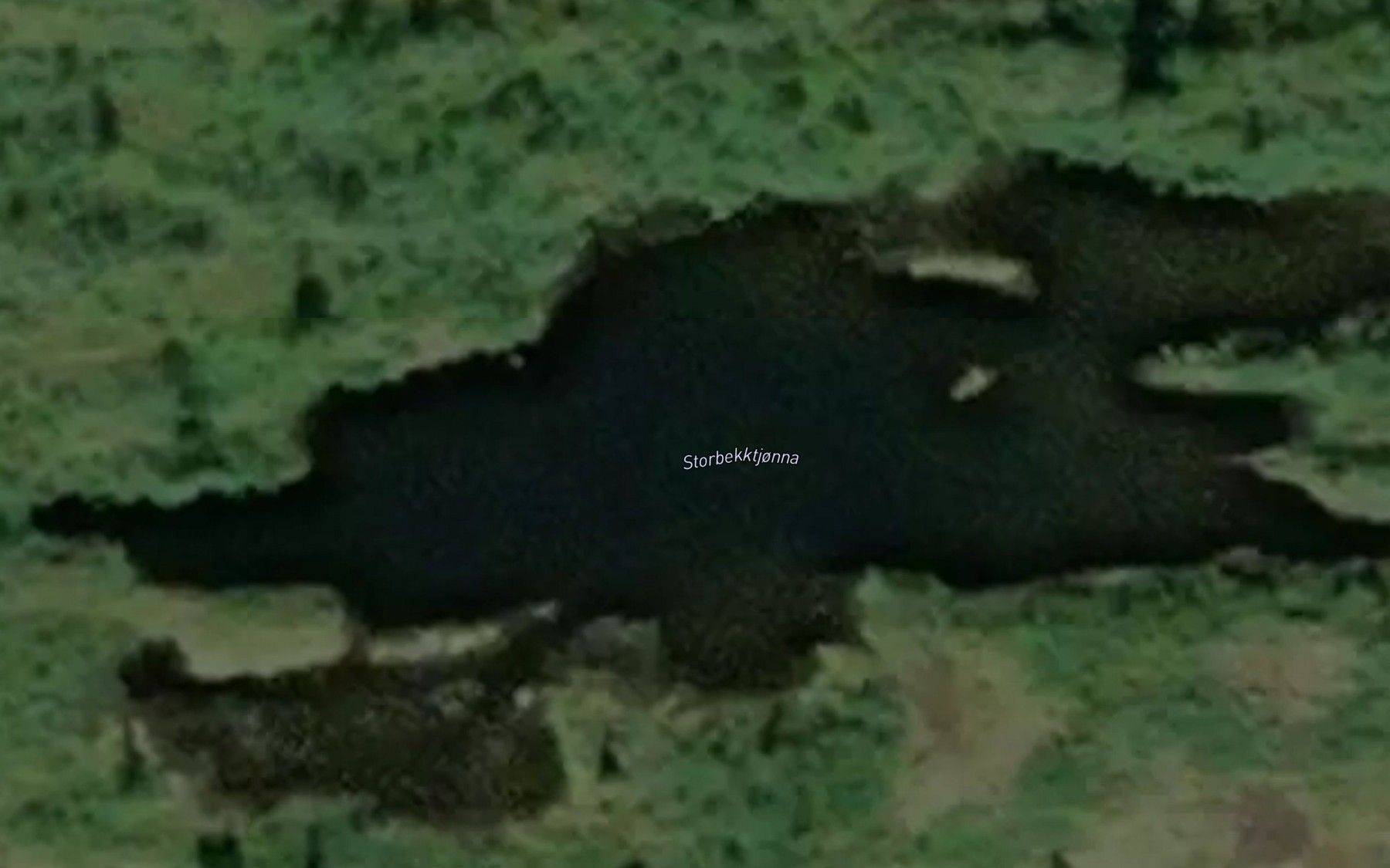 Satellite map of the Storbekktjonna